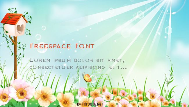 Freespace Font example